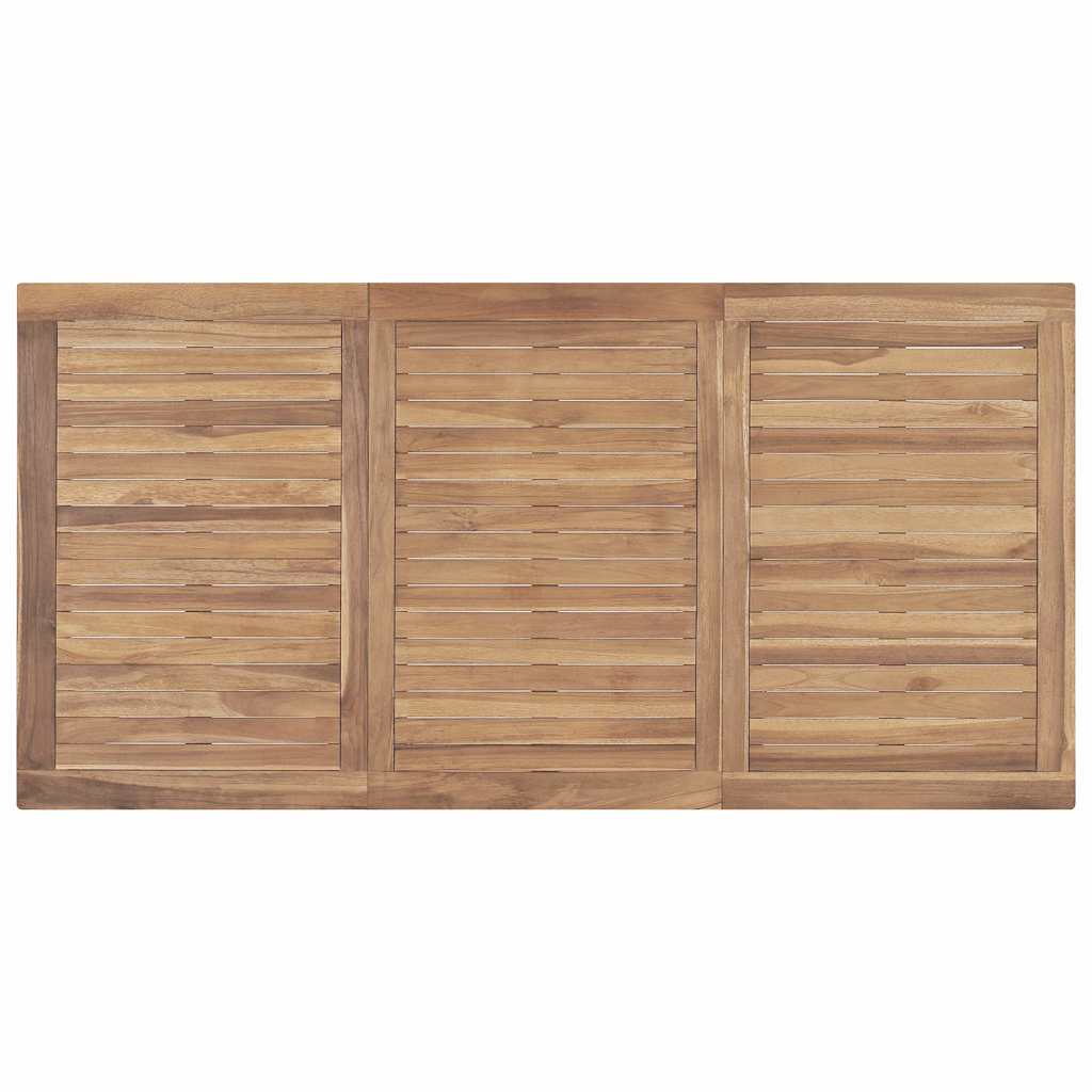 vidaXL Dining Table | Warm brown | Solid Teak Wood | Large | Durable 4