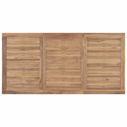 vidaXL Dining Table | Warm brown | Solid Teak Wood | Large | Durable 4