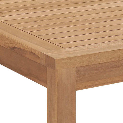 vidaXL Dining Table | Warm brown | Solid Teak Wood | Large | Durable 5