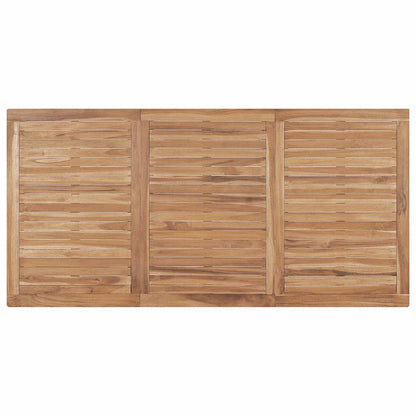 315621 vidaXL Garden Dining Table 180x90x77 cm Solid Teak Wood 4