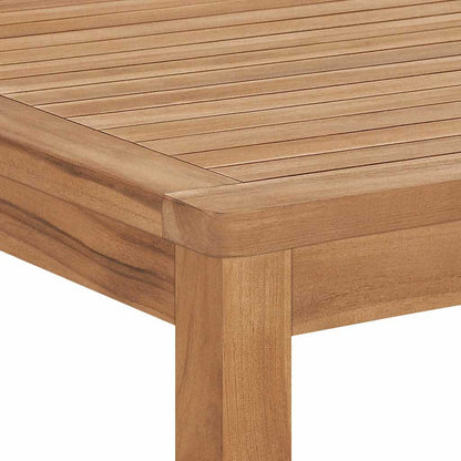 315621 vidaXL Garden Dining Table 180x90x77 cm Solid Teak Wood 6
