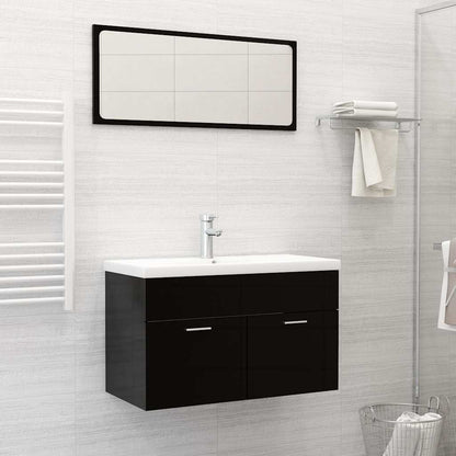 vidaXL Built-in Basin with Faucet Ceramic White