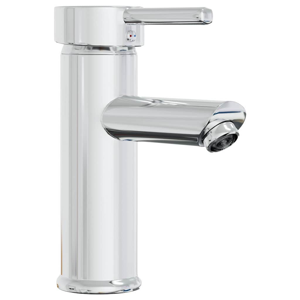 vidaXL Built-in Basin with Faucet 91x39x18 cm Ceramic White 5