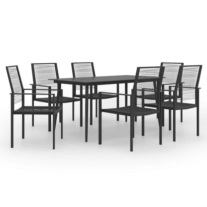 vidaXL 7 Piece Garden Dining Set 1