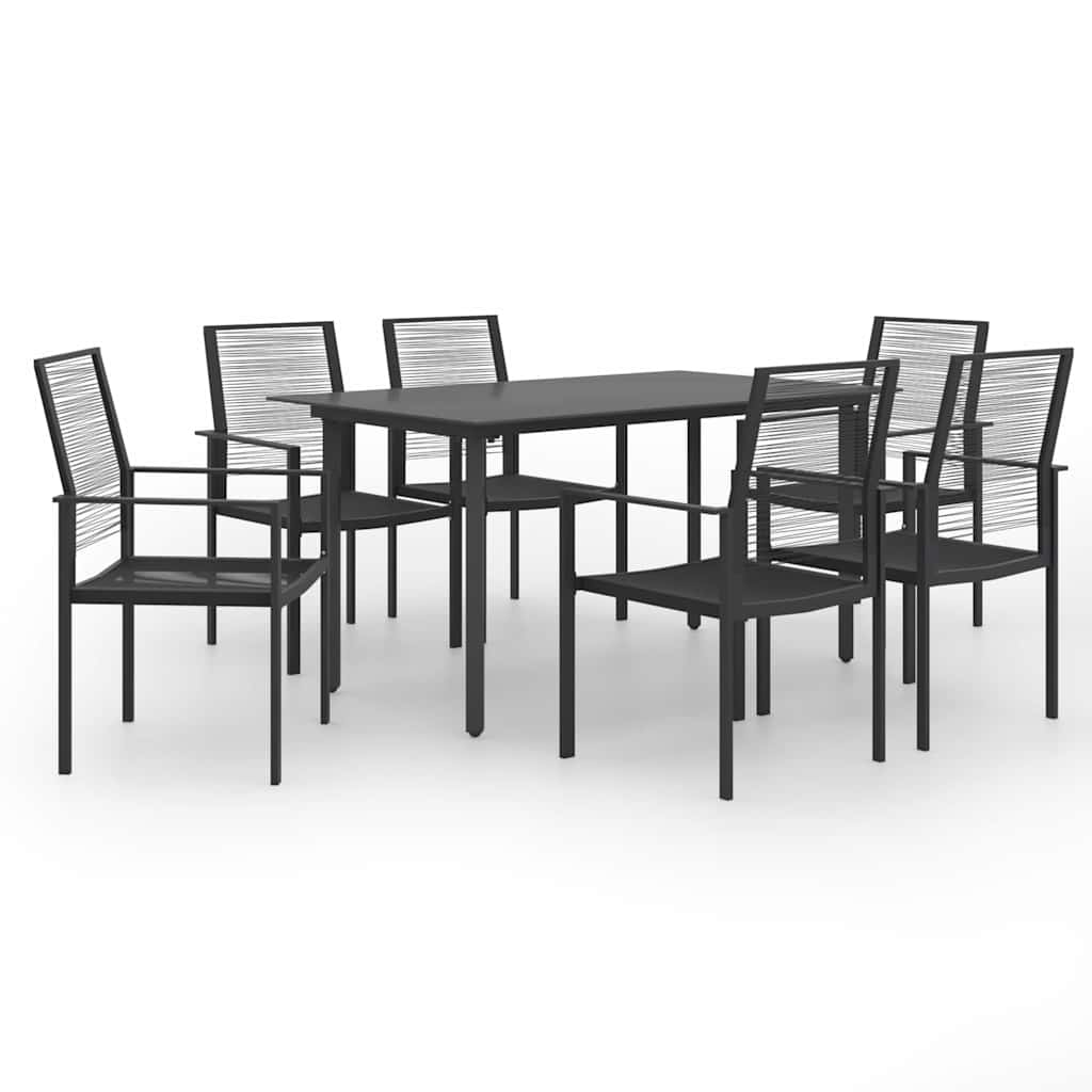 vidaXL 7 Piece Garden Dining Set 1