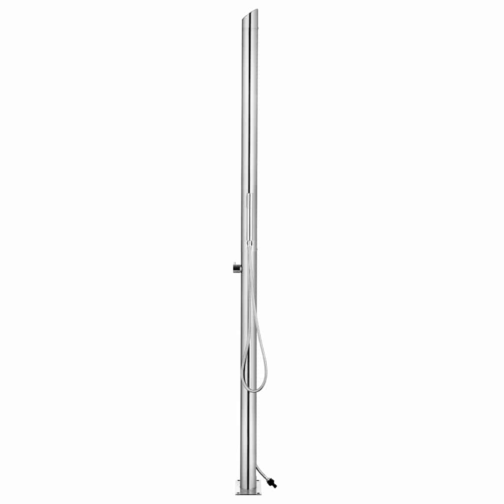 vidaXL Garden Shower | Brushed stainless steel | Stainless Steel 304 4