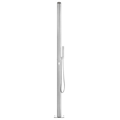 vidaXL Garden Shower | Brushed stainless steel | Stainless Steel 304 5