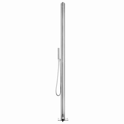 vidaXL Garden Shower | Brushed stainless steel | Stainless Steel 304 6