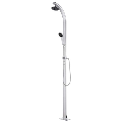 vidaXL Garden Shower 215 cm Aluminium 1