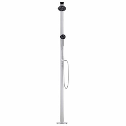 vidaXL Garden Shower 215 cm Aluminium 3