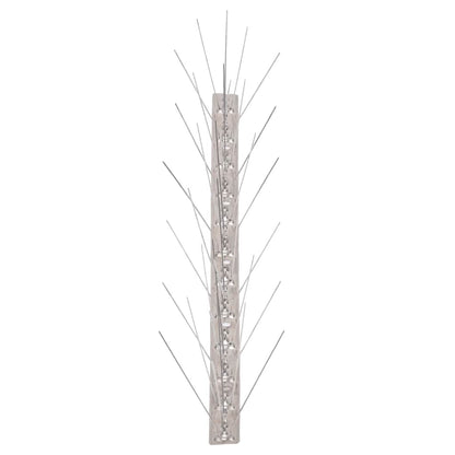 2-row Stainless Steel Bird & Pigeon Spikes Set of 6 20 m