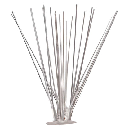 2-row Stainless Steel Bird & Pigeon Spikes Set of 6 20 m