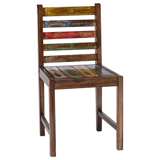 Dining Chairs Solid Reclaimed Wood 2