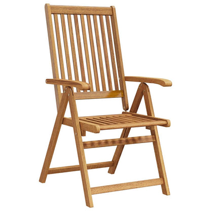 vidaXL Folding Chairs 6 pcs Solid Acacia Wood 1