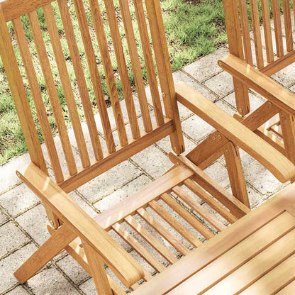 vidaXL Folding Chairs 6 pcs Solid Acacia Wood 4
