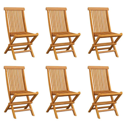 Folding Chairs Solid Teak Wood 6