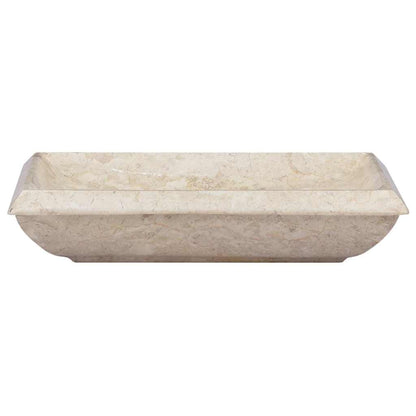 Sink 50x35x10 cm Marble Cream