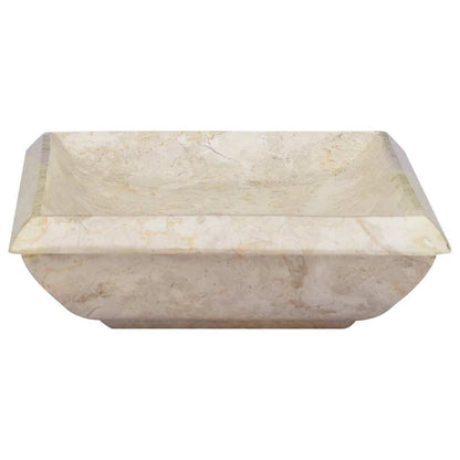 Sink 50x35x10 cm Marble Cream
