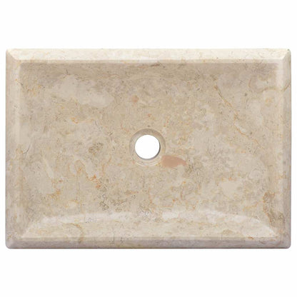 Sink 50x35x10 cm Marble Cream