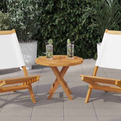 Table Top Solid Teak Wood 2,5 cm 40 cm 50 cm 50 cm Round