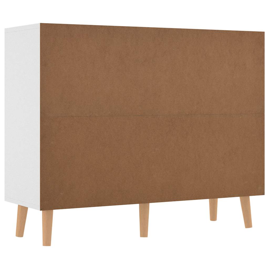 Sideboard 90x30x72 cm Engineered Wood White