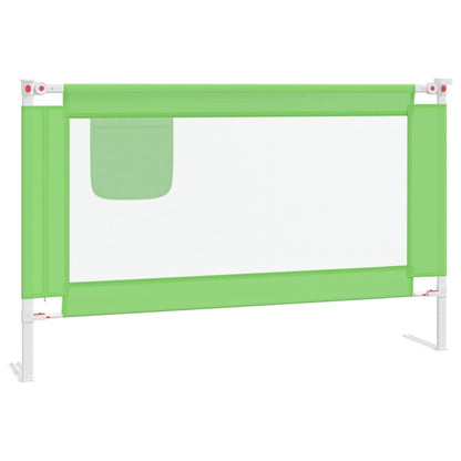 vidaXL Toddler Safety Bed Rail Green 120x25 cm Fabric 2