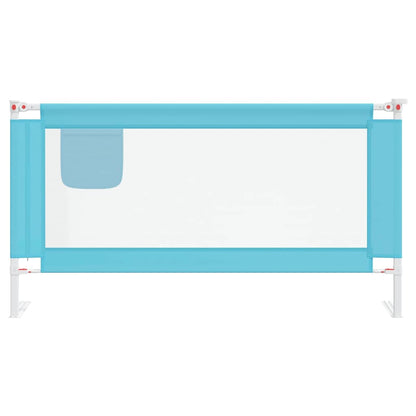Toddler Safety Bed Rail Fabric Blue 160 x 25 cm