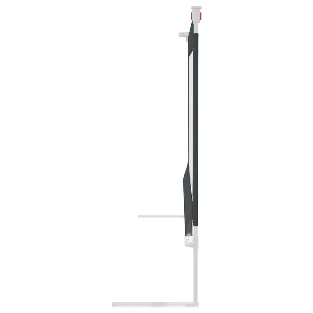 vidaXL Toddler Safety Bed Rail Dark Grey 100x25 cm Fabric 4