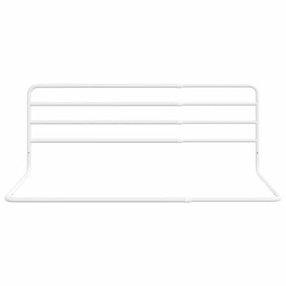 vidaXL Toddler Safety Bed Rail White (76-137)x55 cm Iron 3