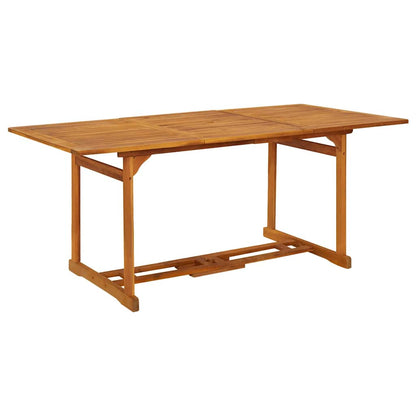 vidaXL Garden Dining Table Solid Acacia Wood