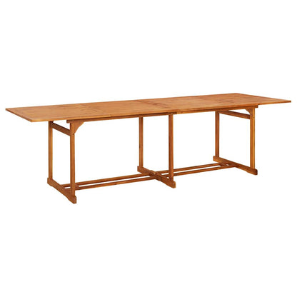 315947 vidaXL Garden Dining Table 280x90x75 cm Solid Acacia Wood 1