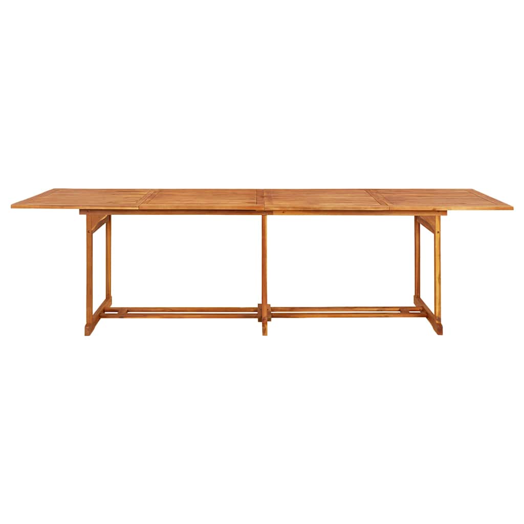 315947 vidaXL Garden Dining Table 280x90x75 cm Solid Acacia Wood 2
