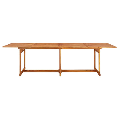 315947 vidaXL Garden Dining Table 280x90x75 cm Solid Acacia Wood 2