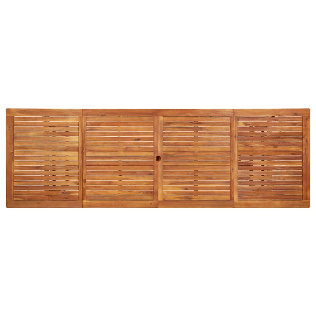 315947 vidaXL Garden Dining Table 280x90x75 cm Solid Acacia Wood 4