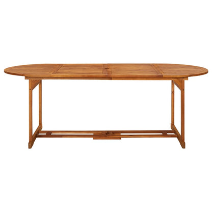 vidaXL Dining Table | Natural wood | Solid acacia wood | Large | Durable 2