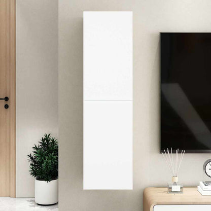TV Cabinet 30.5x30x110 cm Engineered Wood White