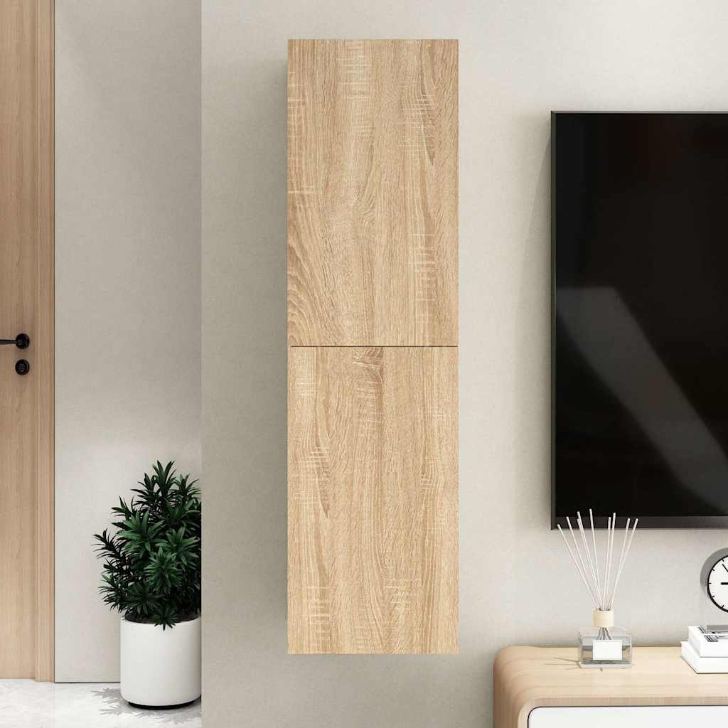 TV Cabinet 30.5x30x110 cm Engineered Wood Sonoma oak