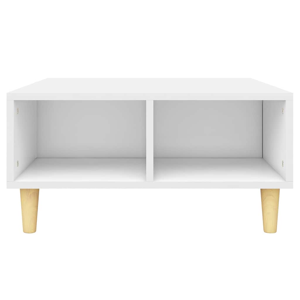 Coffee Table 60x60x30 cm Engineered Wood White