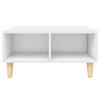 Coffee Table 60x60x30 cm Engineered Wood White