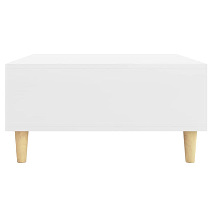 Coffee Table 60x60x30 cm Engineered Wood White