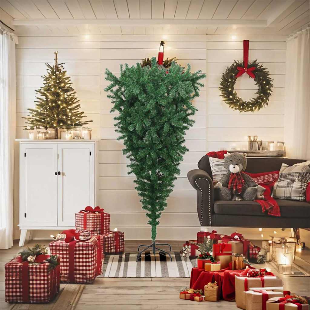 Christmas trees PVC, Steel Green 180 cm