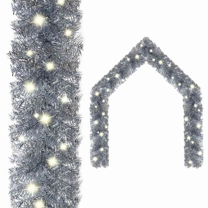 Christmas Garland with LED Lights 10 m