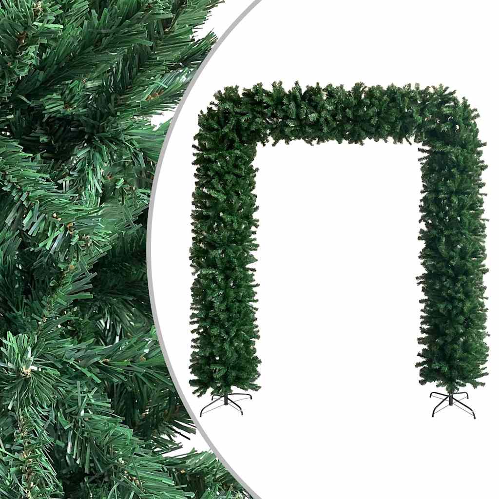 vidaXL Christmas Tree Arch Green 240 cm 2