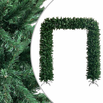 vidaXL Christmas Tree Arch Green 240 cm 2