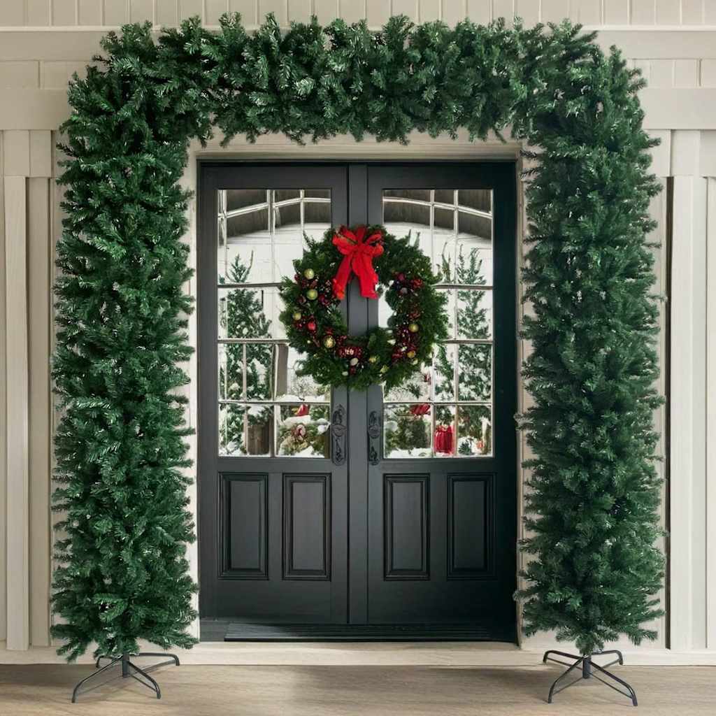 vidaXL Christmas Tree Arch Green 240 cm 1