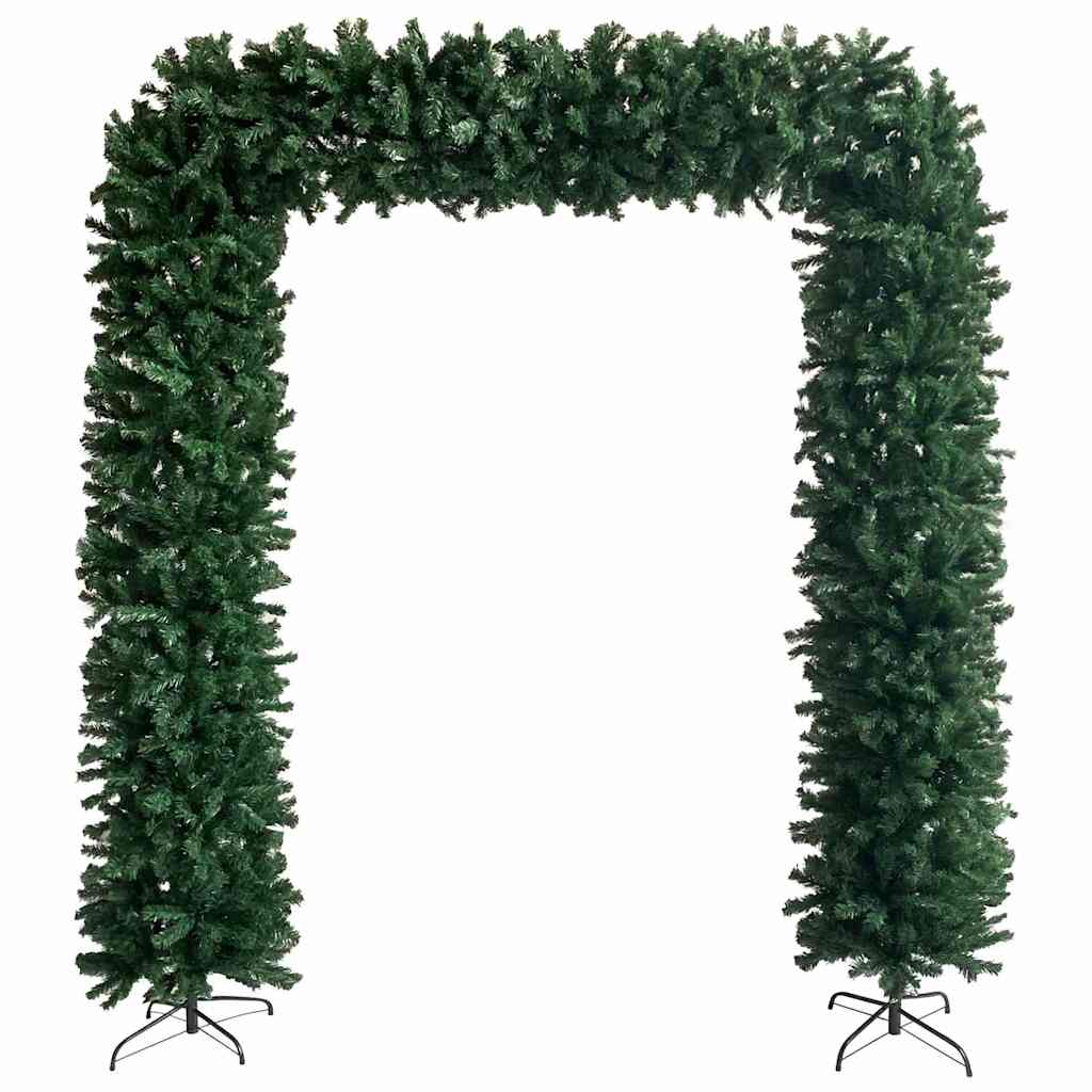vidaXL Christmas Tree Arch Green 240 cm 4