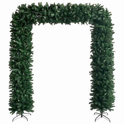 vidaXL Christmas Tree Arch Green 240 cm 4