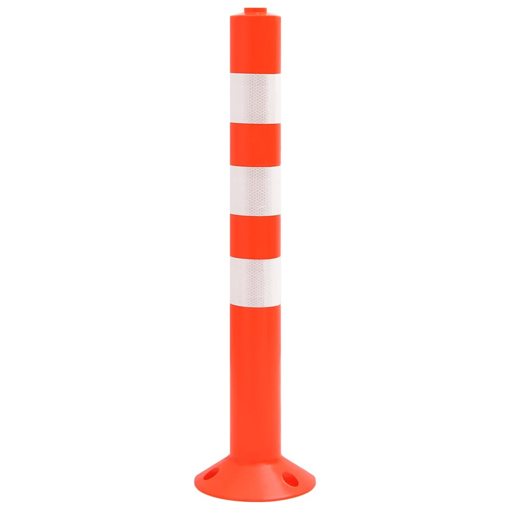 vidaXL Traffic Control Bollards 10 pcs 75 cm PE 2