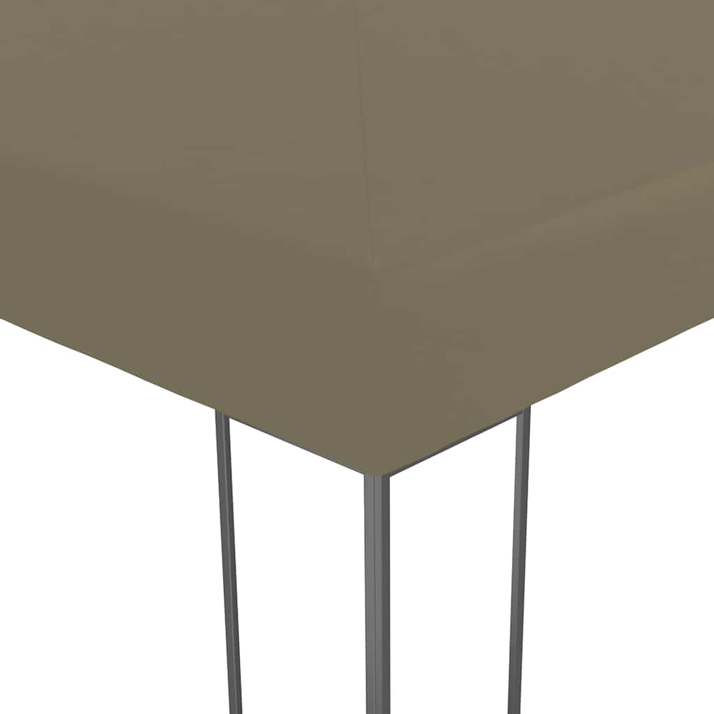 vidaXL Gazebo | Taupe | 100% Polyester fabric with PA coating | 3x3 m 5