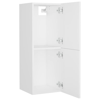 vidaXL Bathroom Furniture Set White Engineered Wood 5